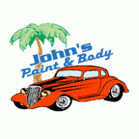 John’s Paint & Body logo vector logo