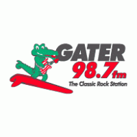 Gater 98.7 FM logo vector logo