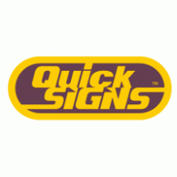 Quick Signs logo vector logo