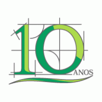 10 Anos logo vector logo