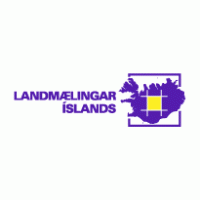 Landmaelingar Islands logo vector logo