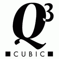 Q3 Cubic logo vector logo