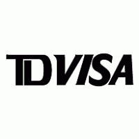 TD VISA logo vector logo