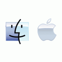 Apple + Mac OS logo vector logo