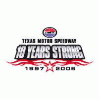 Texas Motor Speedwaym – 10 YR logo vector logo