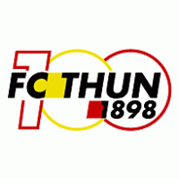 Thun 100 years logo vector logo