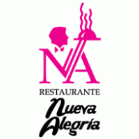 nueva alegria restaurante logo vector logo