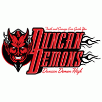 Duncan Demons logo vector logo