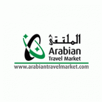 arabian travel market logo vector logo