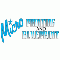 Micro Printing & Blueprint logo vector logo