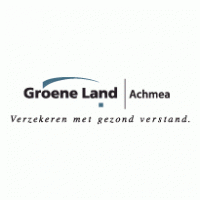 Groene Land logo vector logo