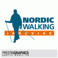 Nordic Walking logo vector logo