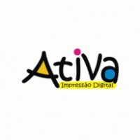 ativa impress logo vector logo