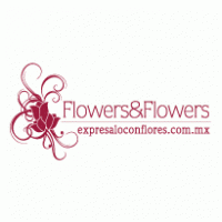 Flowers & Flowers logo vector logo