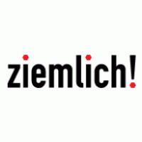 Ziemlich! logo vector logo