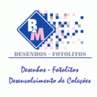 BM DESENHOS logo vector logo