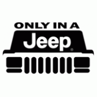Only in a Jeep logo vector logo