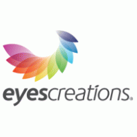 eyes creations logo vector logo