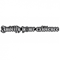 Justify Your Existence logo vector logo