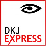 DKJ Express suprimentos logo vector logo