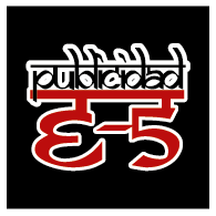 e-5 publicidad logo vector logo