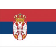 Serbian Flag logo vector logo