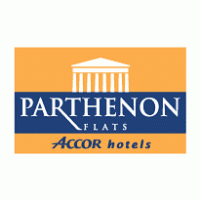 Parthenon Flats logo vector logo