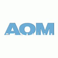 AOM magazine logo vector logo