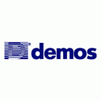 Demos logo vector logo
