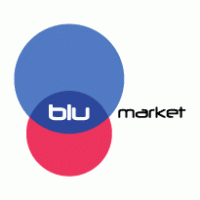 Blu Market logo vector logo