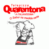 Pizzaria Quarentona logo vector logo