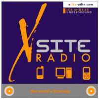 X-Site Radio dot com logo vector logo