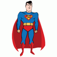 Comic Superman logo vector logo