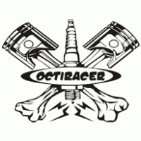 Octiracer logo vector logo