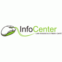 InfoCenter Lan House e Cyber Café logo vector logo