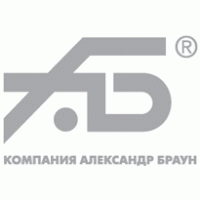 Alexander Broun (AB) logo vector logo