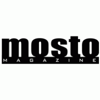 Mosto Magazine logo vector logo