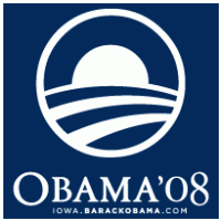 Obama 08 logo vector logo