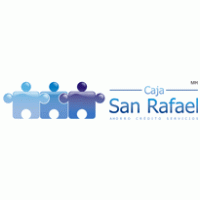 Caja San Rafael aplicacion horizontal NUEVO logo vector logo
