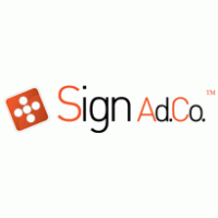 SignAdCo logo vector logo