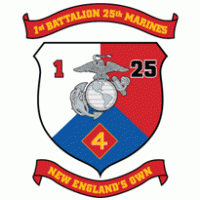 1st Battalion 25th Marine Regiment USMCR logo vector logo