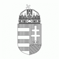 Magyar Címer (Hungarian Crest) Black&White logo vector logo