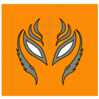 WWE Rey Mysterio mask design logo vector logo