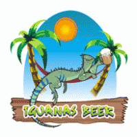 Iguanas Beer logo vector logo