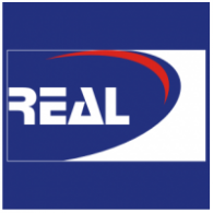 Real Transporte e Turismo Fundo Azul logo vector logo