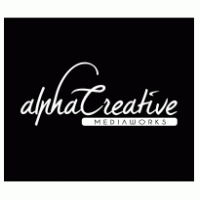 Alpha Creative logo vector logo