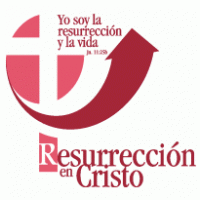 Resurreccion en Cristo logo vector logo
