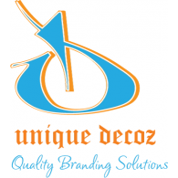 Unique Decoz logo vector logo