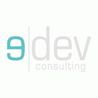 edev consulting logo vector logo