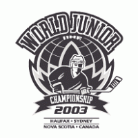 World Junior IIHF Championship 2003 logo vector logo